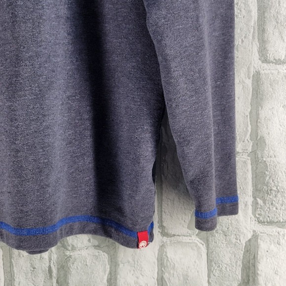 Jake Agave Chillawack Gray 1/4 Zip Mock Neck Pullover Cotton Standard Fit Small - Picture 5 of 10